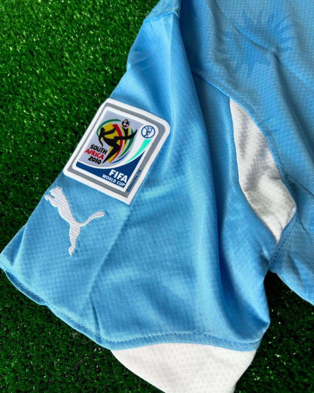 Diego Forlán Uruguay 2010 South Africa World Cup Blue Retro Jersey