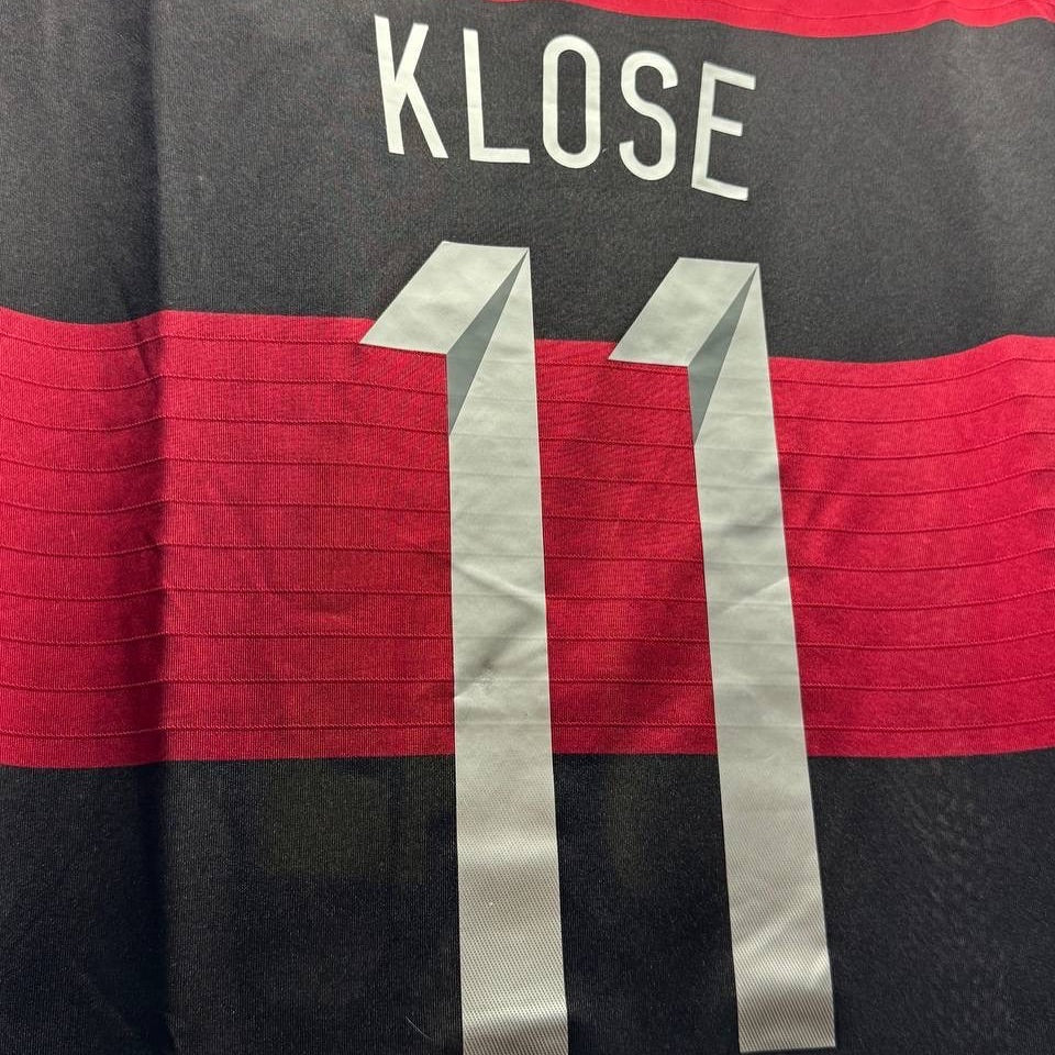 Miroslav Klose Germany Deutschland 2014 World Cup Black Red Retro Jersey Trikot Soccer Shirt