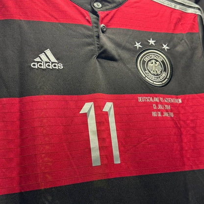 Miroslav Klose Germany Deutschland 2014 World Cup Black Red Retro Jersey Trikot Soccer Shirt