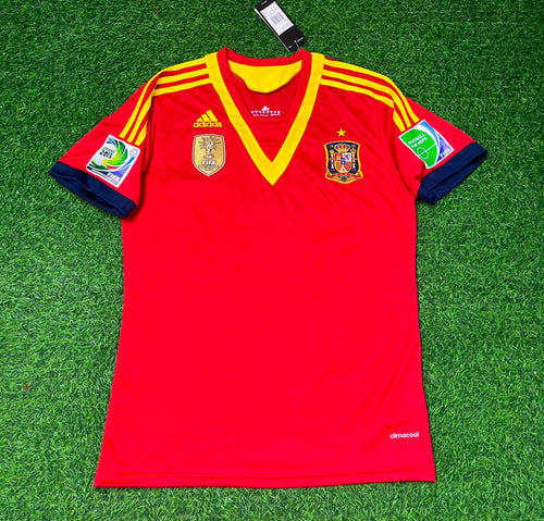 Cesc Fabregas Spain 2013 Confederations Cup Retro Jersey Trikot