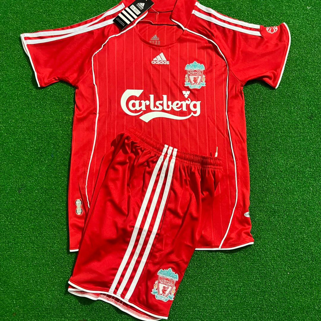 Steven Gerrard Liverpool 2007/08 Kit de Foot Enfant Maillot de Football Enfant