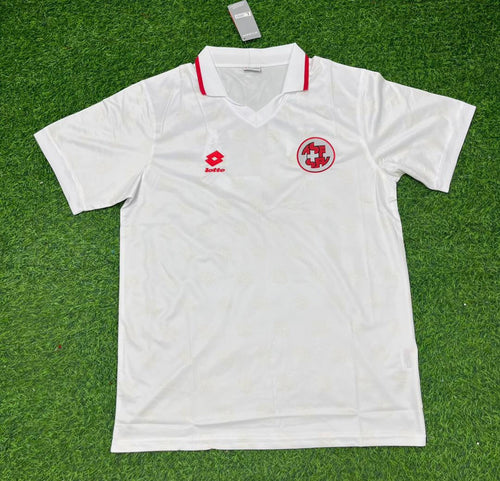 Alex Frei Switzerland White Retro Football Jersey