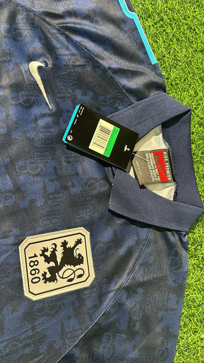 Benjamin Lauth TSV 1860 München Blaues Heim Retro Fußballtrikot