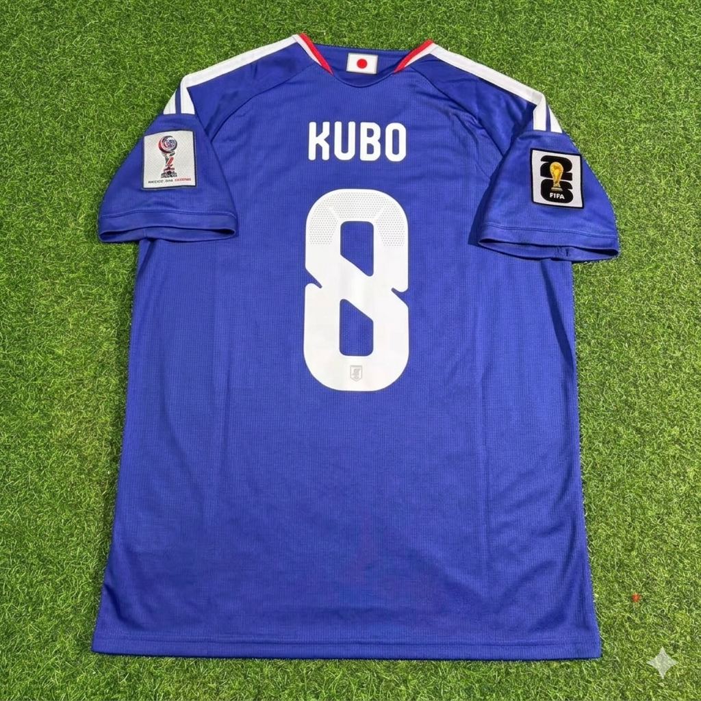 Takefusa Kubo Japan 2026 World Cup Football Jersey Trikot Maillot