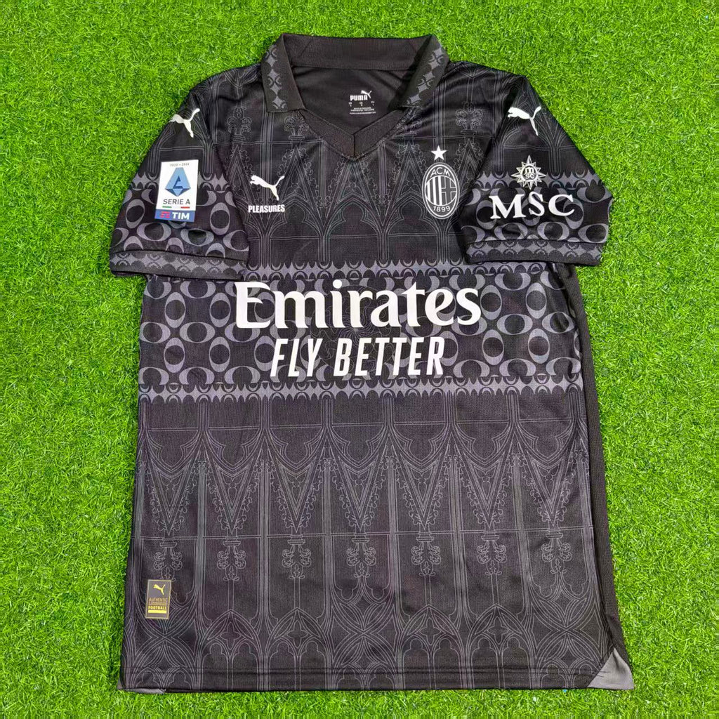 Theo Hernandez AC Milan 2024 Black Jersey