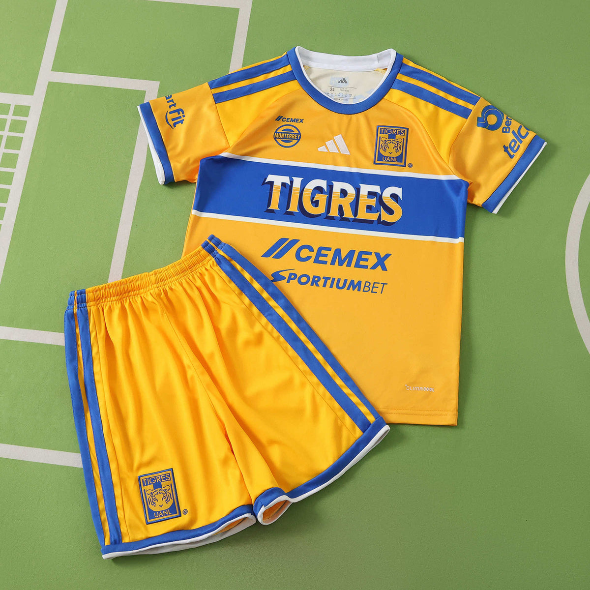 Tigres UANL 2026-2027 Season Home Kids Football Jersey Trikot Maillot