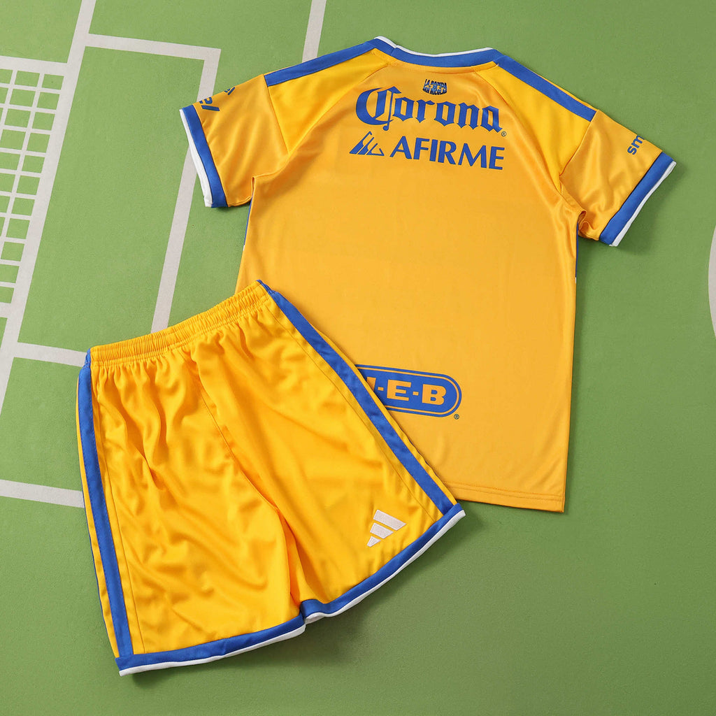 Tigres UANL 2026-2027 Season Home Kids Football Jersey Trikot Maillot