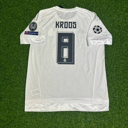 Toni Kroos Real Madrid 2016 Champions League Final Football Jersey Kit