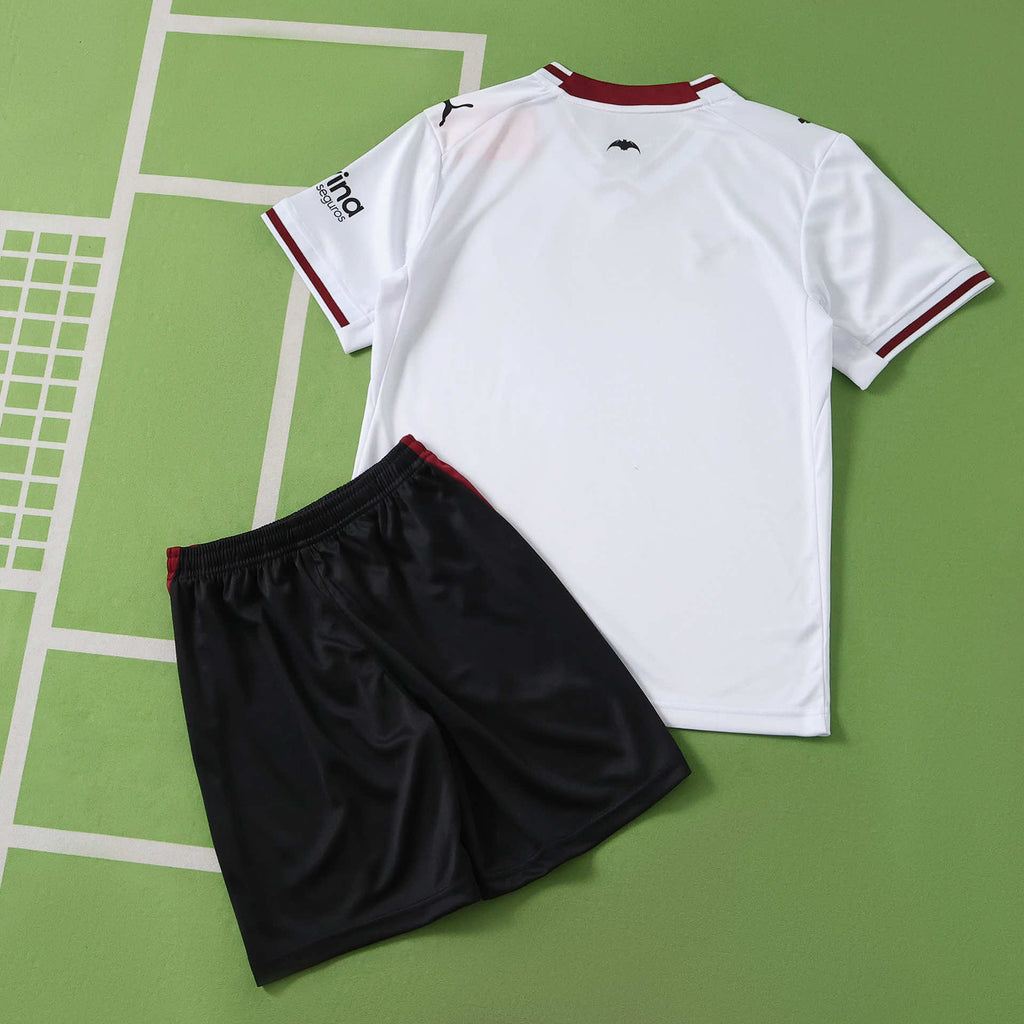 Valencia C.F. 2026-2027 Season Home Kids Football Jersey Trikot Maillot