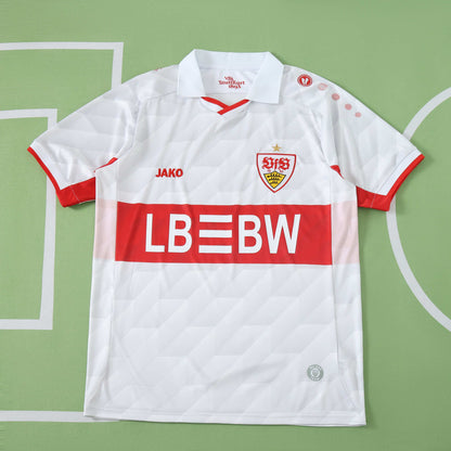 VfB Stuttgart 2026-2027 Season Away White Football Jersey Trikot Maillot
