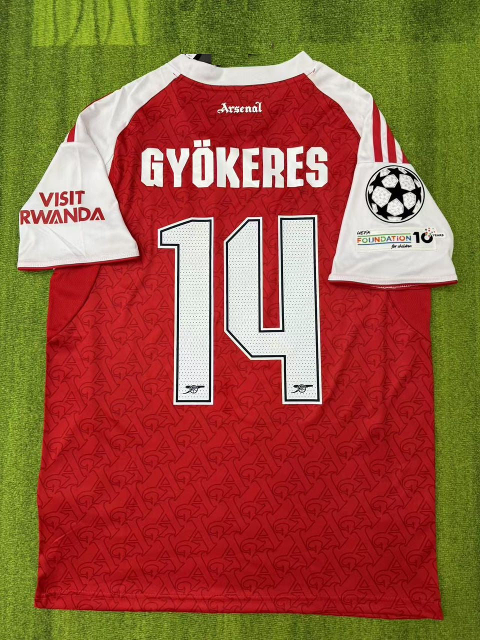 Viktor Gyökeres #14 Arsenal Heim CL Neue Saison 2026 Trikot-Set Fußballtrikot Maillot Maglia