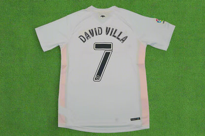 David Villa Valencia 2006 2007 Retro Jersey Camiseta Soccer Shirt