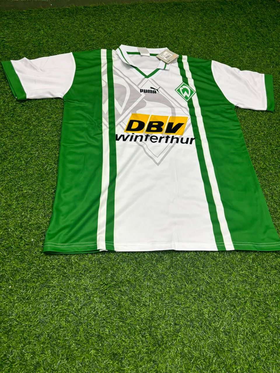 Werder Bremen Retro-Fußballtrikot-Set 1996 1997