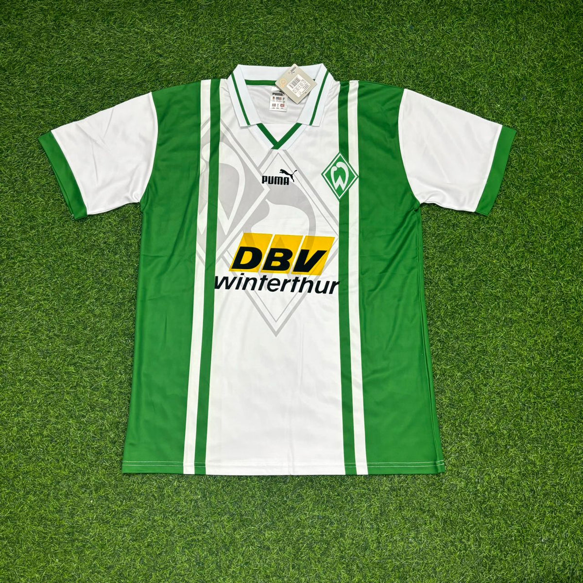 Werder Bremen Retro-Fußballtrikot-Set 1996 1997