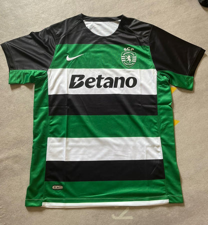 Viktor Gyökeres Sporting Lissabon Heimtrikot Grün