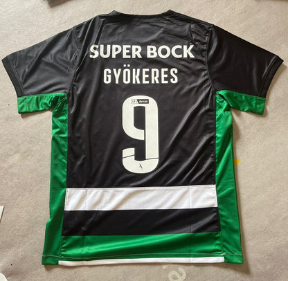 Viktor Gyökeres Sporting Lissabon Heimtrikot Grün