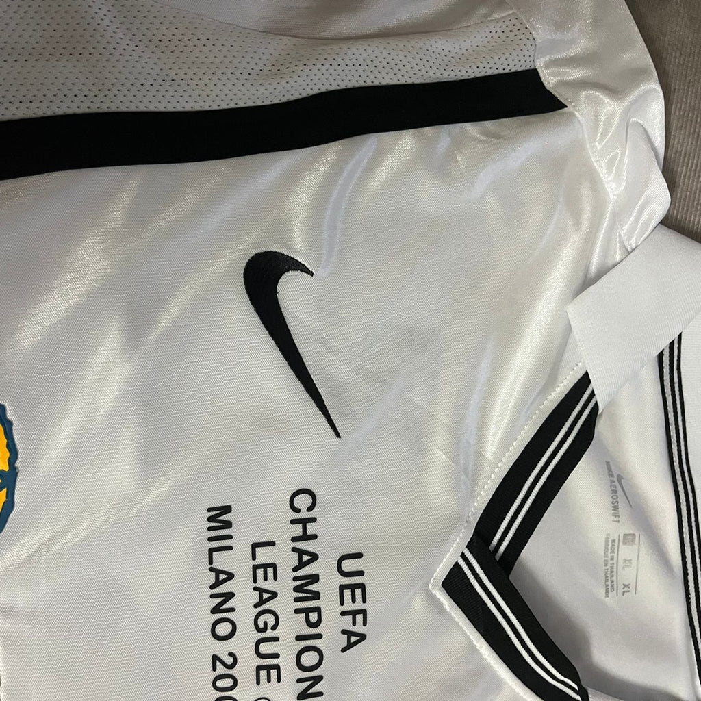 Pablo Aimar Valencia 2001 Milano Champions Final Retro Fußballtrikot