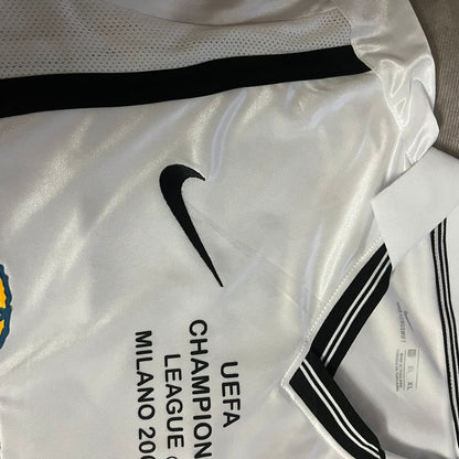 Gaizka Mendieta Valencia 2001 Milano Champions Final Retro Jersey Camiseta Maillot Trikot Soccer Shirt