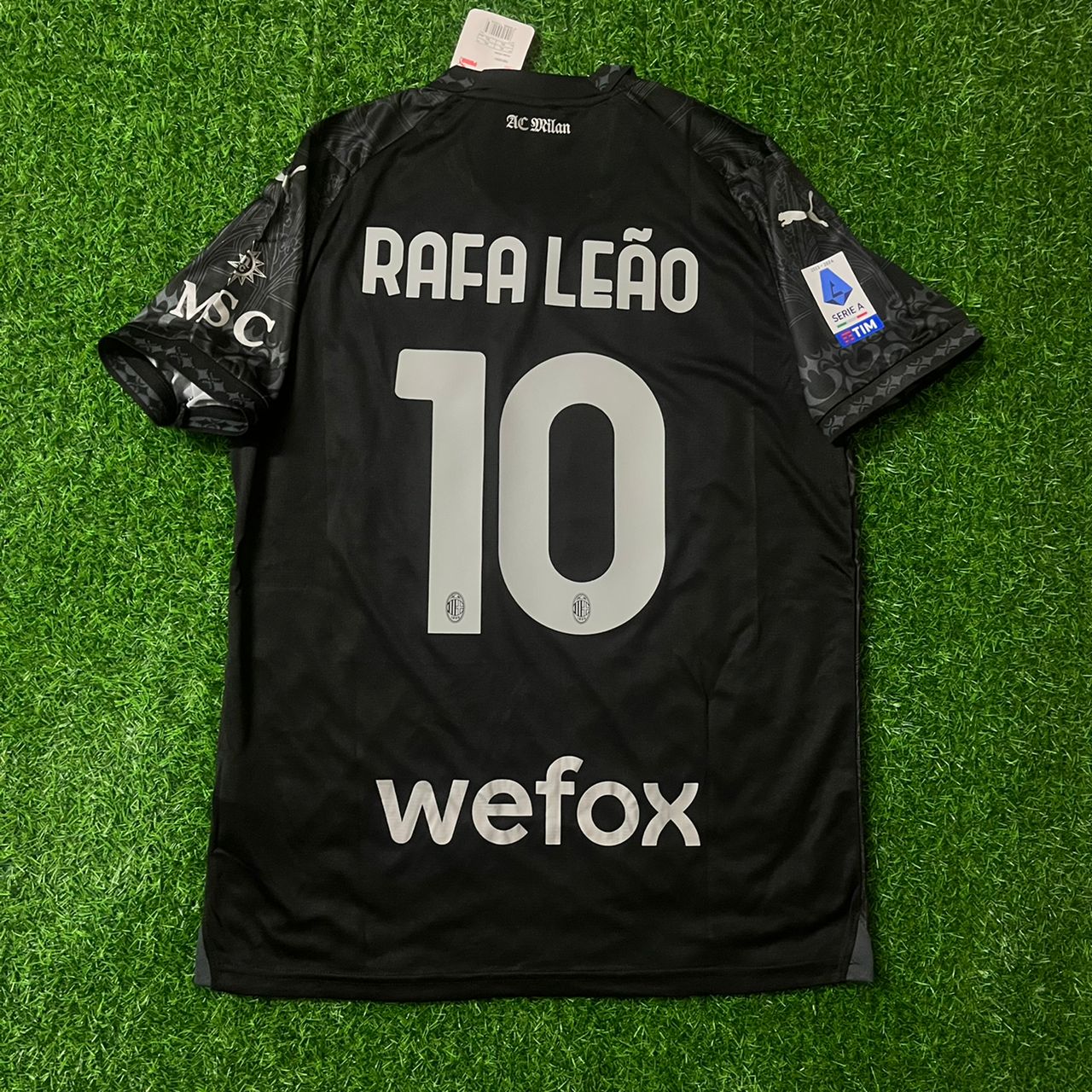Rafael Leão AC Mailand Schwarzes Trikot