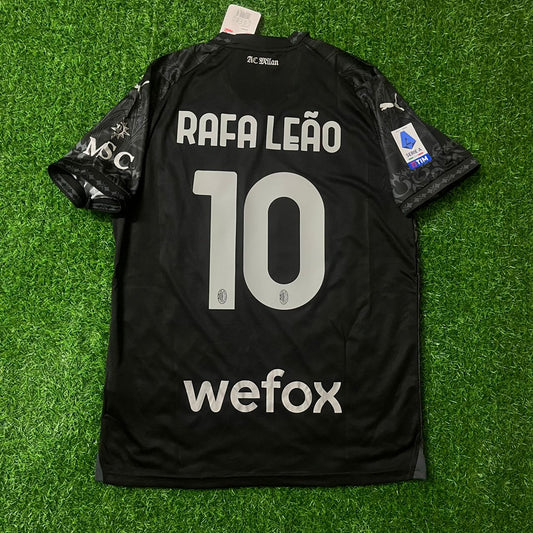 Rafael Leão AC Milan Black Jersey