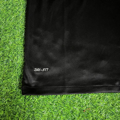 Neymar Jr 11 - Santos Black Special Golden Font Retro Kit Jersey Trikot Maillot Soccer Shirt