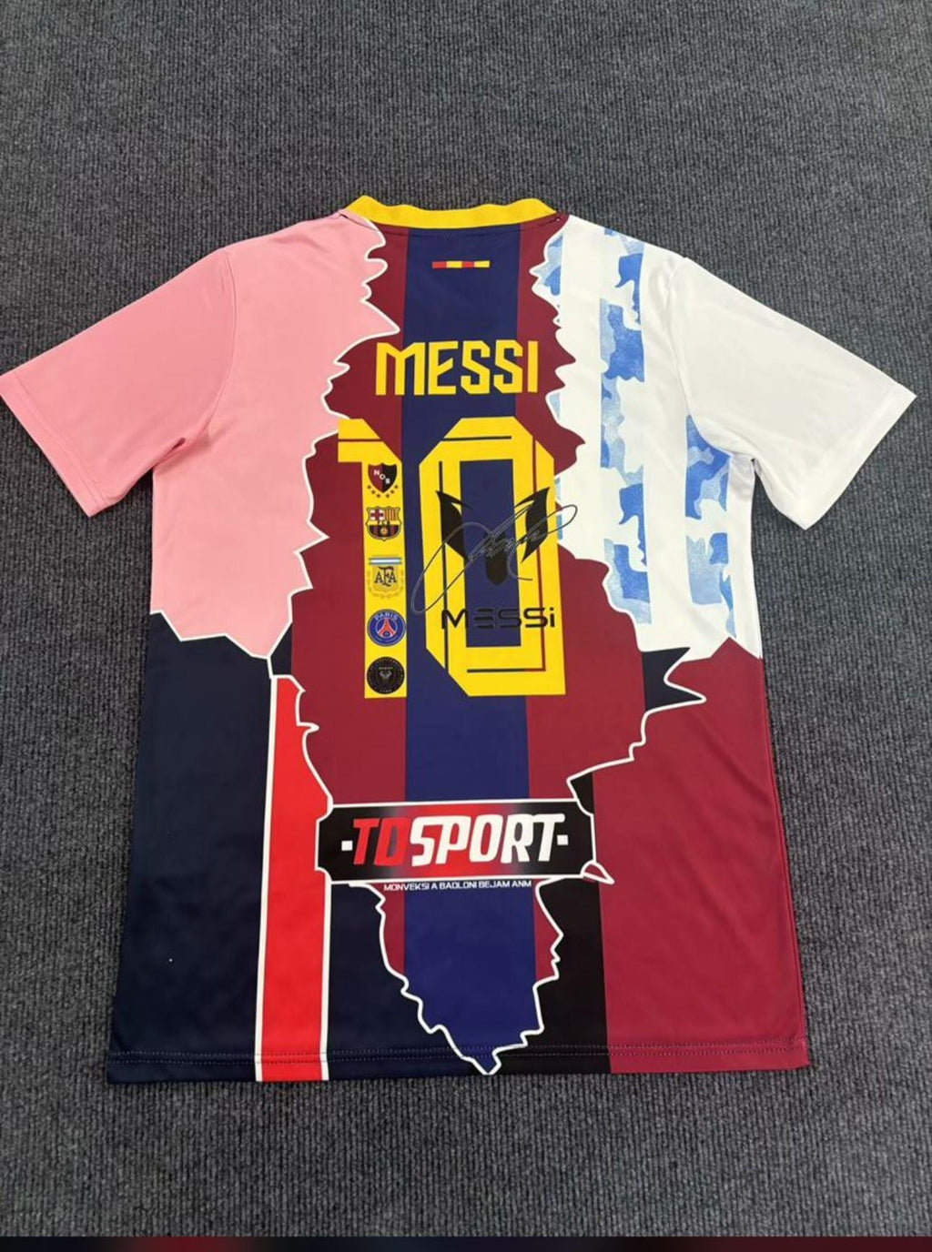 Lionel Messi GOAT Combo All Teams Special Jersey Trikot Maillot Soccer Shirt