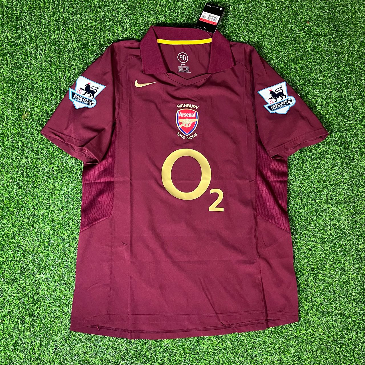 Thierry Henry Arsenal 2006 Highbury Burgundy Retro Football Jersey