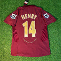Thierry Henry Arsenal 2006 Highbury Burgundy Retro Football Jersey