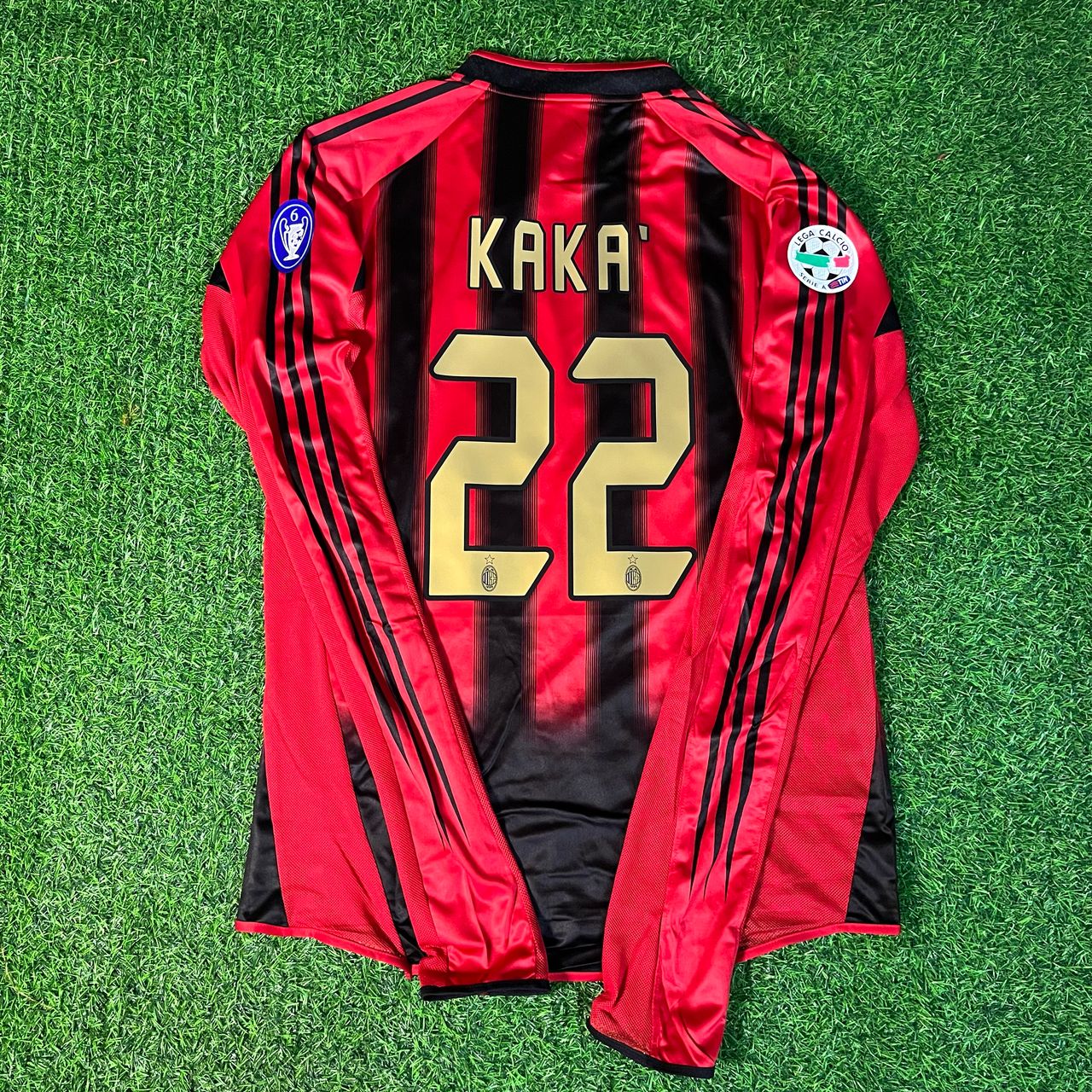 Kaká 22 – Milan 2003/2004 Rot & Schwarz Heim Retro Trikot