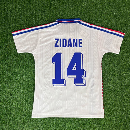 Zinedine Zidane France 1994 USA World Cup Retro Jersey