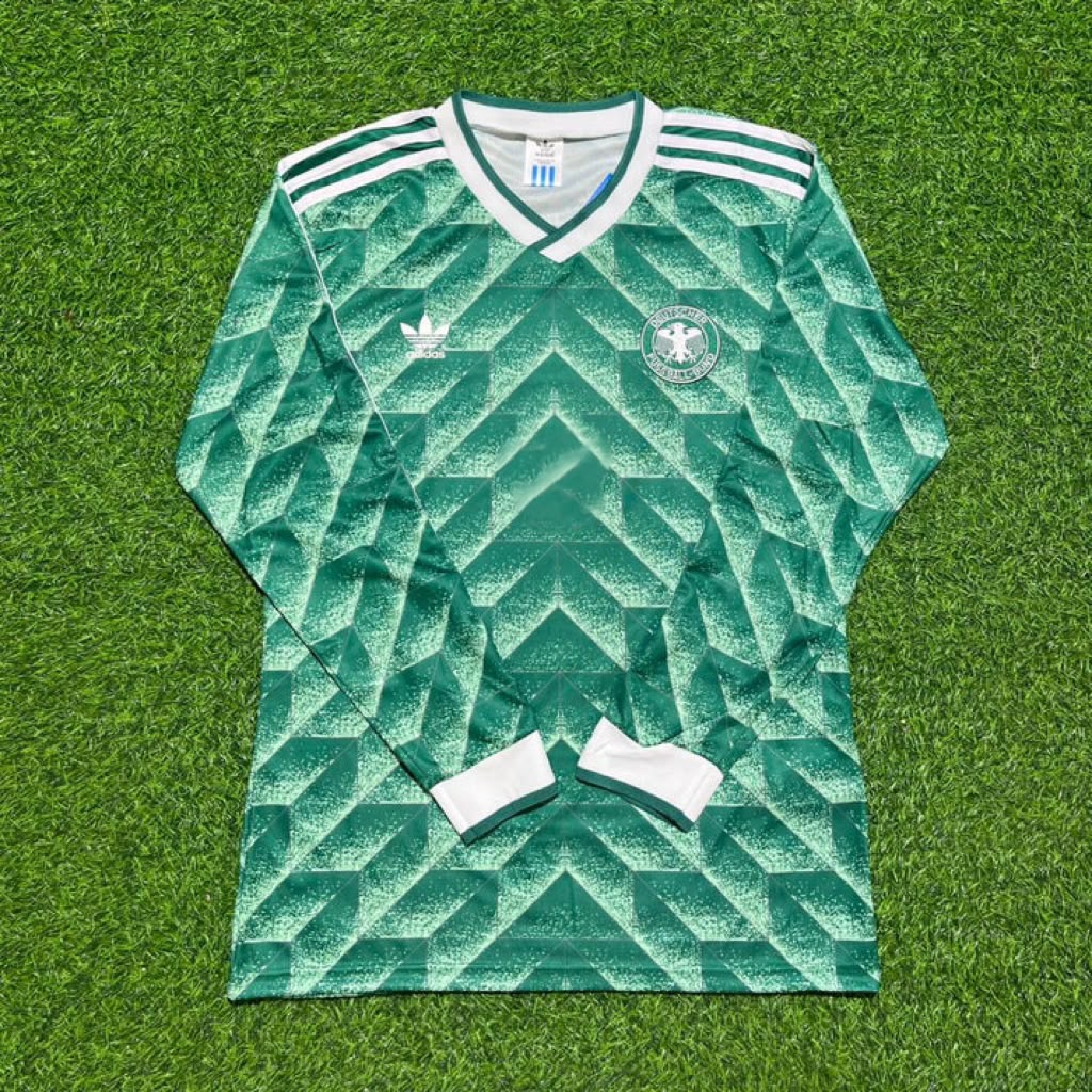 Maillot de football vert à manches longues de l’Allemagne, Coupe du monde 1990 – Fritz Walter