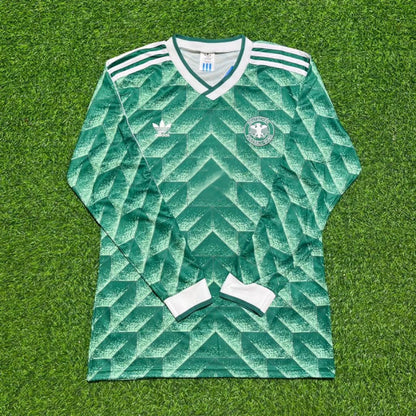 Maillot de football vert à manches longues de l’Allemagne, Coupe du monde 1990 – Fritz Walter
