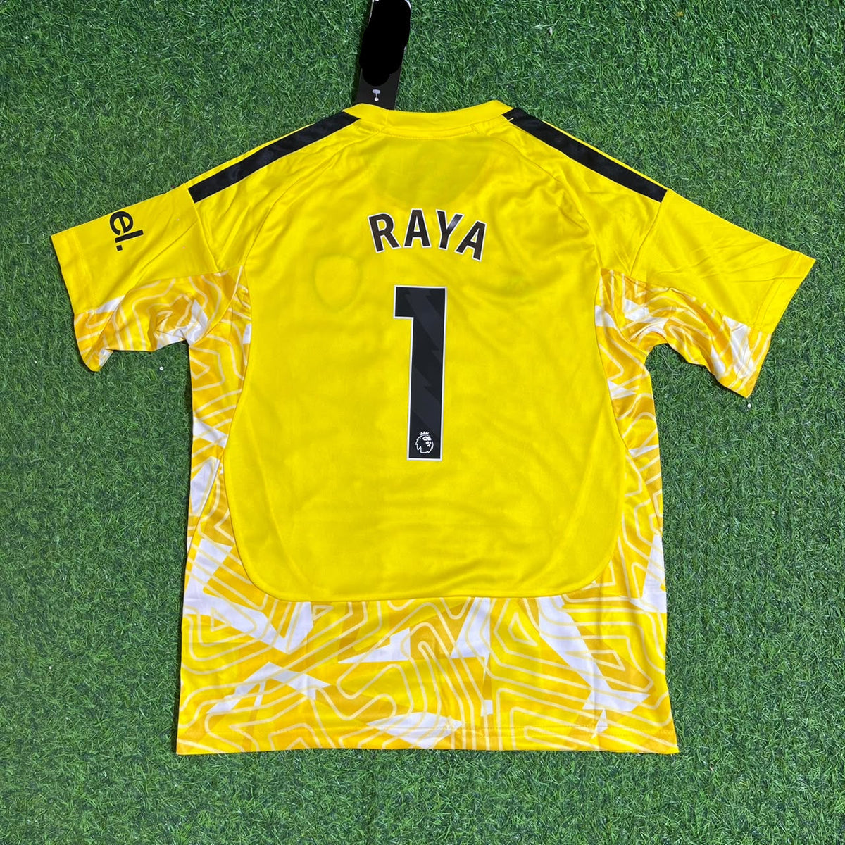 David Raya Arsenal 2026/2027 Nueva Temporada Equipación de Portero Visitante Amarilla Camiseta de Fútbol Trikot Maillot Maglia