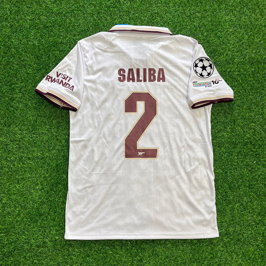 William Saliba Arsenal Auswärtstrikot-Set neue Saison 2026