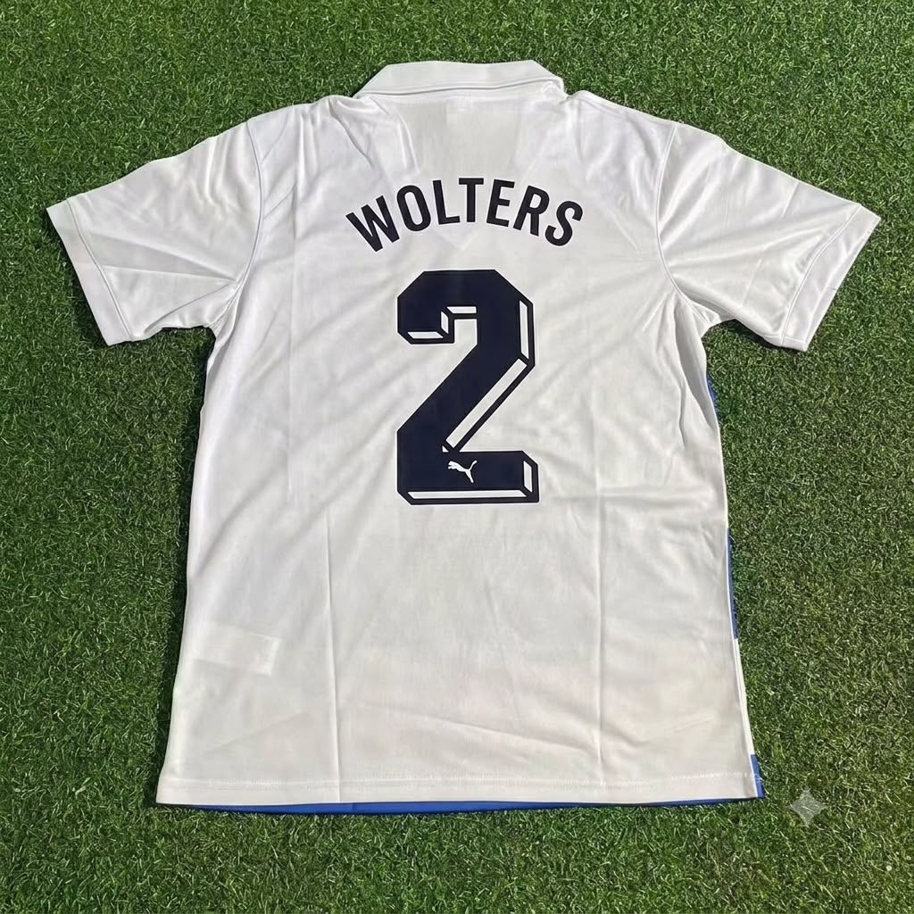 Carsten Wolters MSV Duisburg Heim Retro Special Fußballtrikot