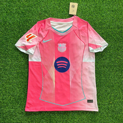 Lamine Yamal Barcelone Domicile Numéro 10 Rose Nouvelle Saison 2026 Maillot de Football