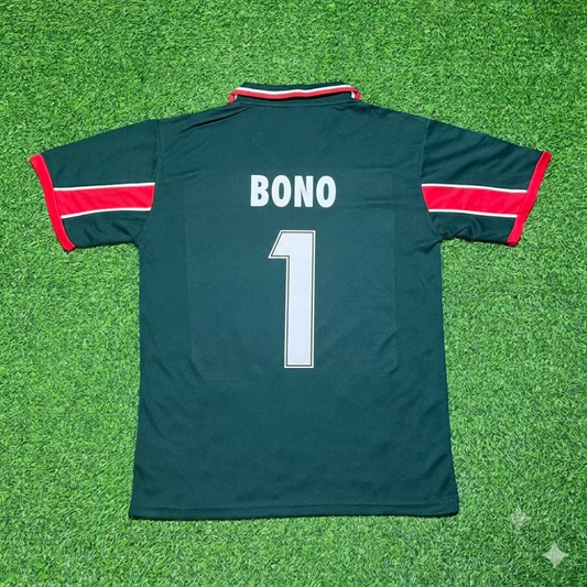 Camiseta de fútbol retro de portero de Marruecos Yassine Bounou para la primera equipación
