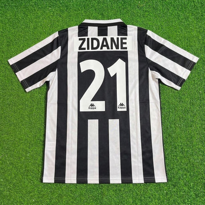 Camiseta de fútbol retro de Zinedine Zidane Juventus 1996 1997