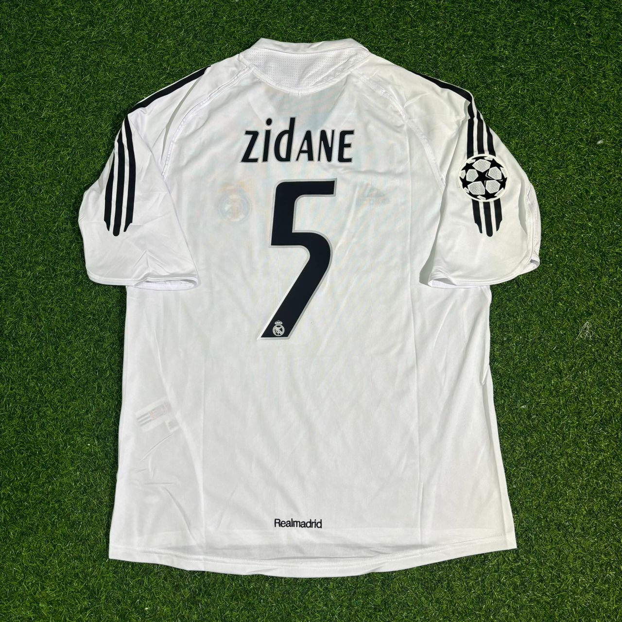 Zinedine Zidane Real Madrid 2005 2006 White Jersey Shirt Trikot Soccer Shirt