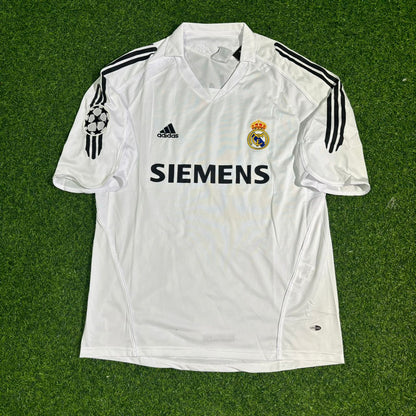 Zinedine Zidane Real Madrid 2005 2006 White Jersey Shirt Trikot Soccer Shirt