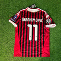 Zlatan Ibrahimović 11 - AC Mailand Heim 2011/12 Retro Trikot Fußballtrikot