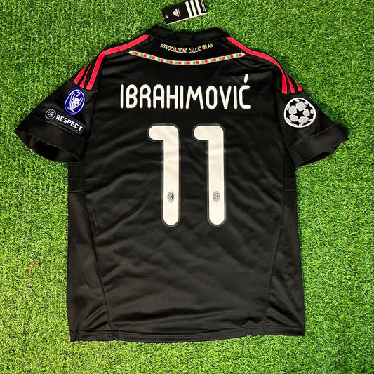 Zlatan Ibrahimović 11 – AC Milan Auswärtstrikot 2011/12 Retro Trikot Jersey Maillot Trikot Fußballtrikot