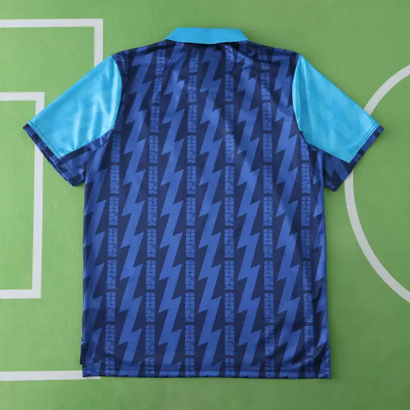 Maillot de football rétro Arsenal FC saison 94/95 extérieur bleu roi