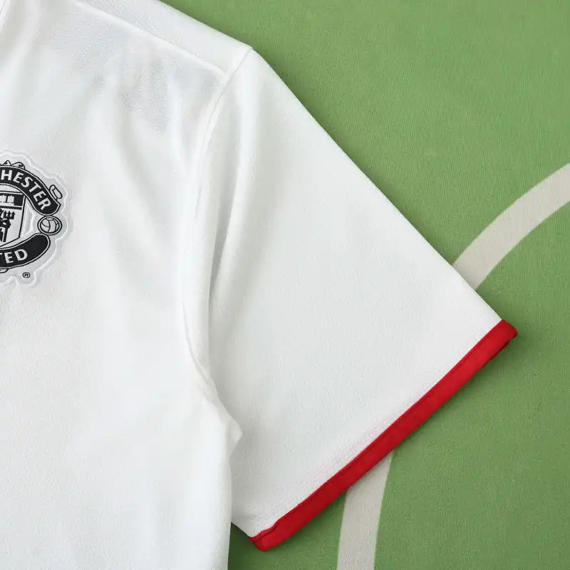 Maillot Rétro Domicile Blanc Manchester United F.C. Saison 12/13