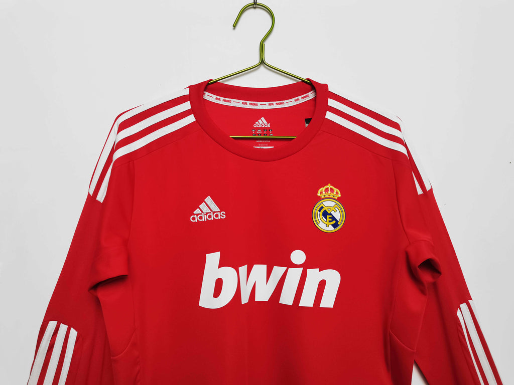Real Madrid C.F. 2011-2012 Season Away Long Sleeve Retro Football Jersey Trikot Maillot