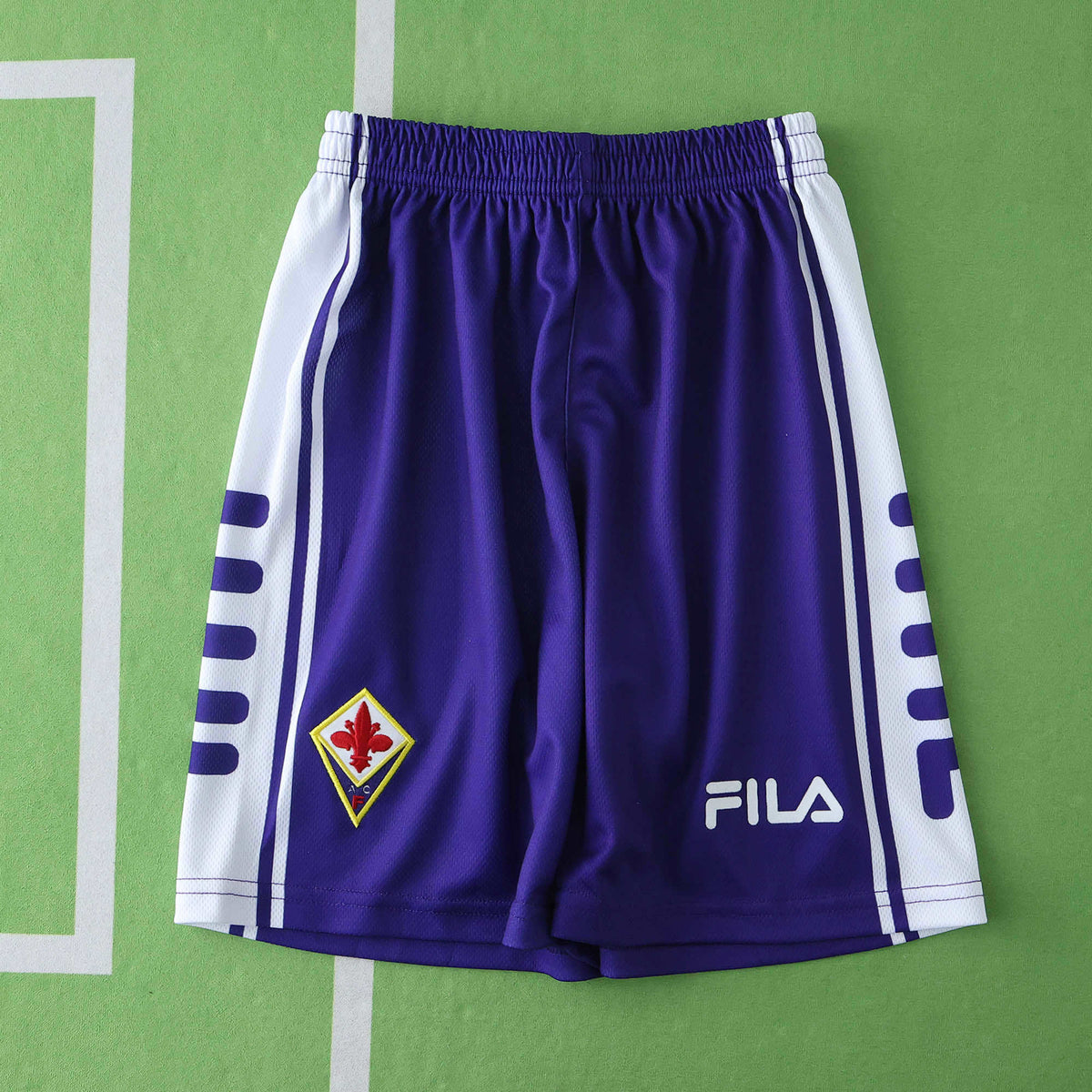 ACF Fiorentina 1999-2000 Season Retro Kids Home Football Jersey Trikot Maillot
