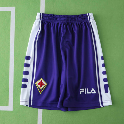 ACF Fiorentina 1999-2000 Season Retro Kids Home Football Jersey Trikot Maillot