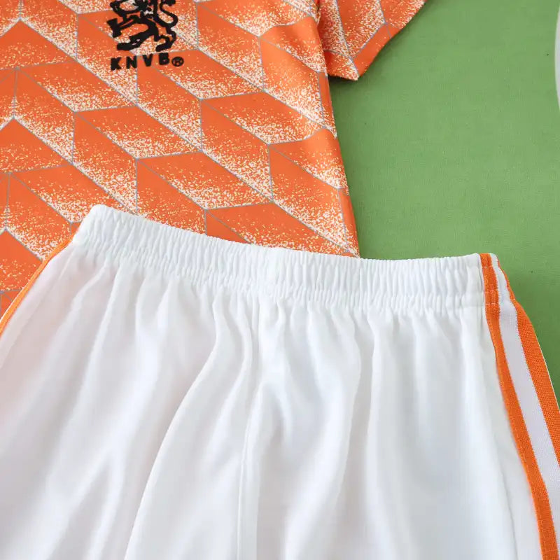 Niederlande 1988 Heim Retro Kinder-Trikot Fußballtrikot