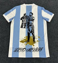 Maillot de football spécial Lionel Messi GOAT Argentine Champion