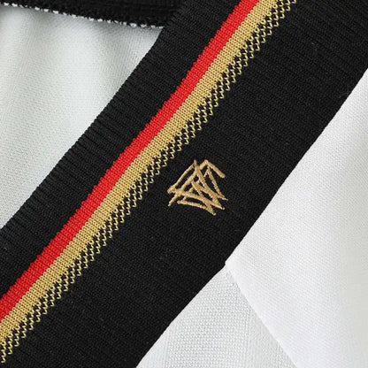 Deutschland 1992 Saison Heim Weiß Retro Trikot Fußballtrikot